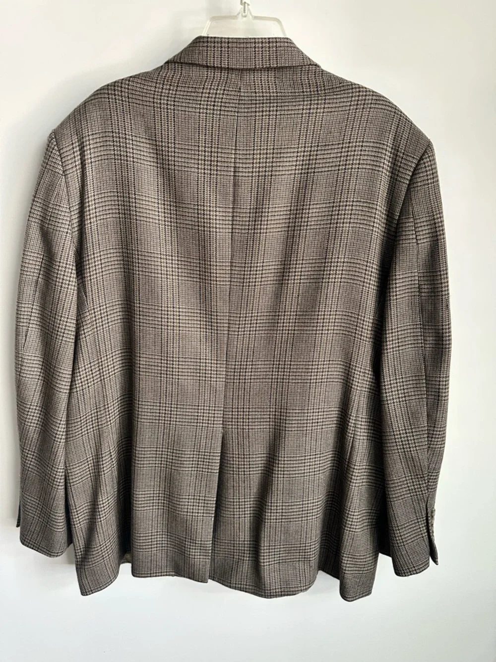 Meeting‎ Street Men’s Plaid Blazer Glen Check 2 Button Sport Coat Classic Fit